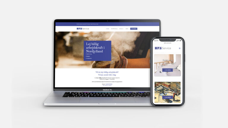 BFS Service hjemmeside