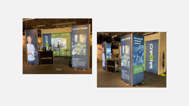Cre8tek messestand
