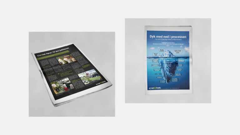 Cre8tek fysiske annoncer