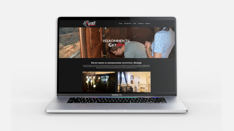 GetOut hjemmeside