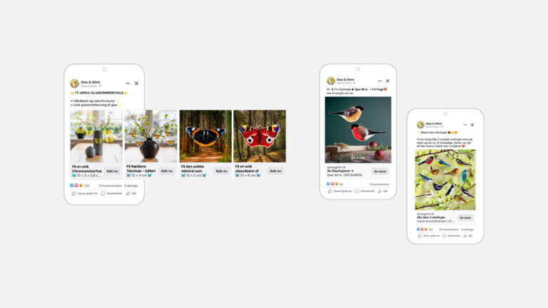 Glas og Glimt online annoncering