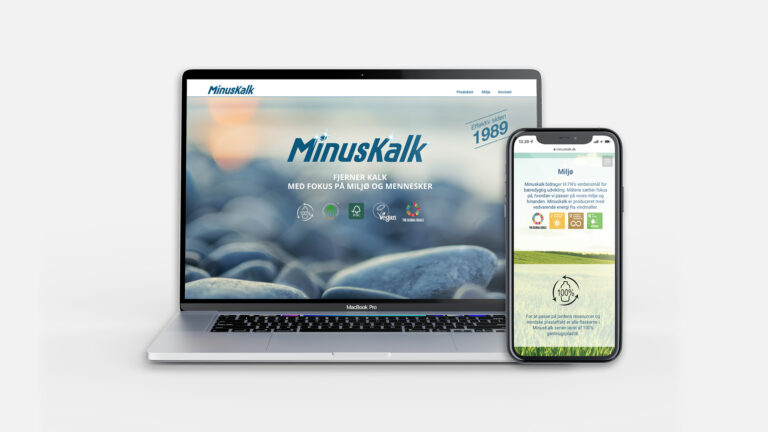 MinusKalk hjemmeside