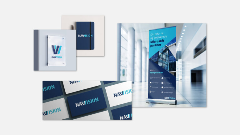 Navvision visuel identitet og logo