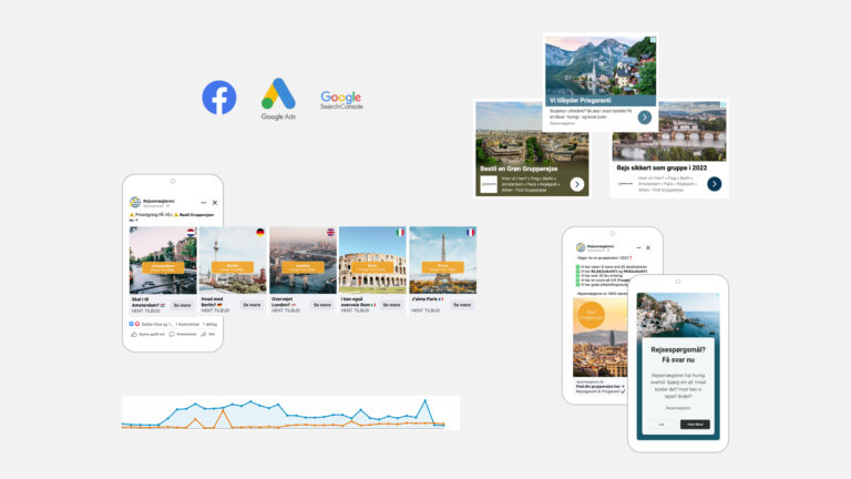 Rejsemægleren online annoncering