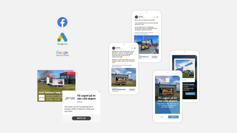 Servisto online annoncering