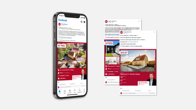 Skagen Mægleren sociale medier